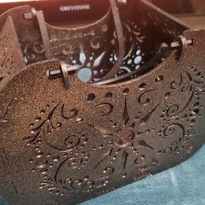 Black Decorative Metal Organizer